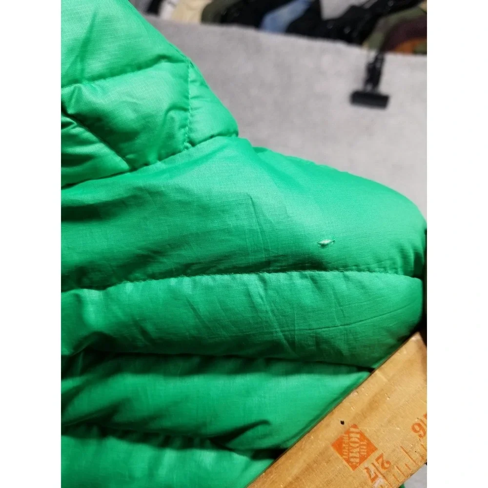 Patagonia Puffer Vest Womens Medium Green Full Zip Goose Down Lightweight Pocket - Picture 12 of 16